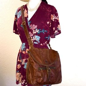Lucky brand crossbody leather bag